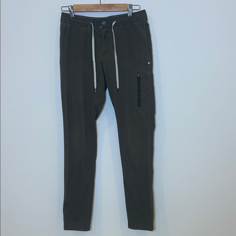 Vuori Ripstop Cargo Pants Women's Small Olive Green Utility Joggers